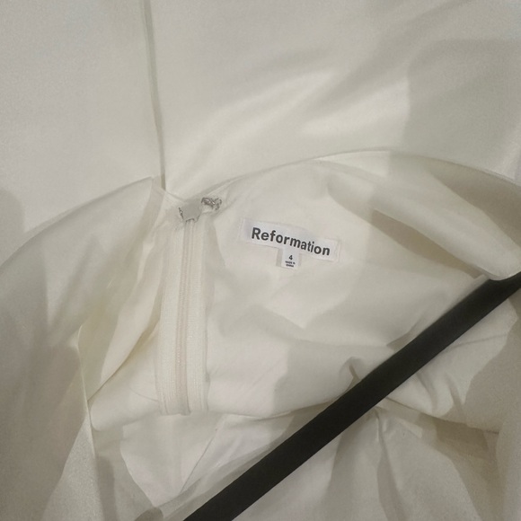 NWT Reformation Zenni Dress in Pale Yellow - Picture 6 of 8